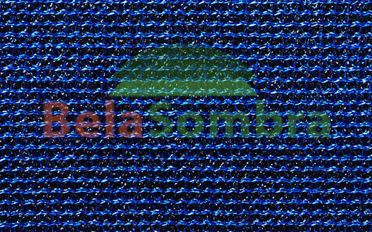 Tela sombreadora azul/preta